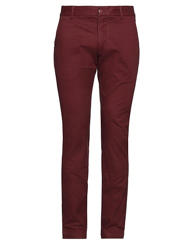 HARMONT & BLAINE Casual trouser Burgundy 98% Cotton, 2% Elastane