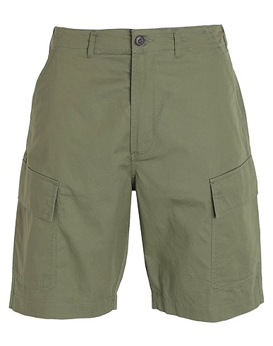 UNIVERSAL WORKS Shorts y Bermudas Verde militar 100% Algodón