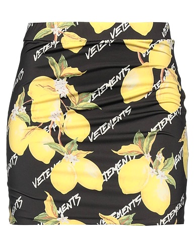 VETEMENTS Mini skirt Lead 80% Polyamide, 20% Elastane