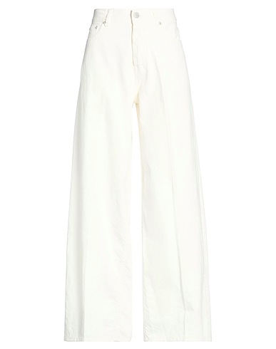 HAIKURE Denim pants White 85% Cotton, 15% Linen
