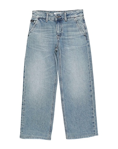 CALVIN KLEIN JEANS Denim trousers Blue 100% Cotton