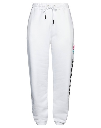 PALM ANGELS Casual trouser White 100% Cotton, Polyester