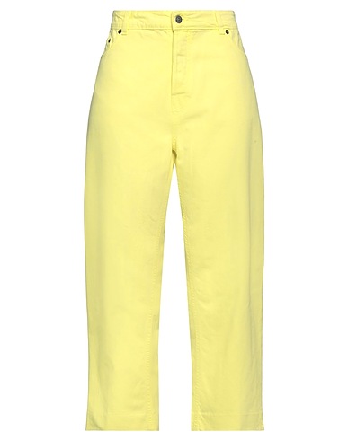 HAIKURE Pantaloni jeans Giallo 100% Cotone