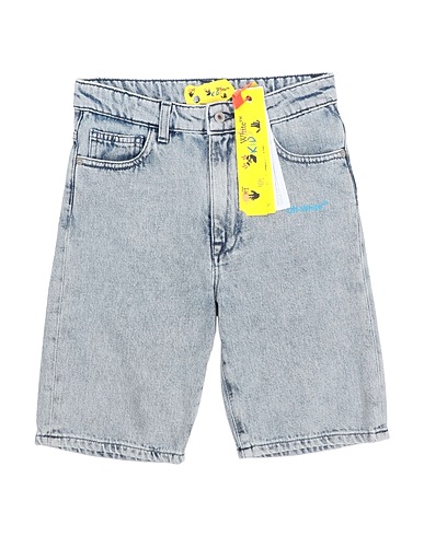 OFF-WHITE™ KIDS Denim shorts Blue 100% Cotton
