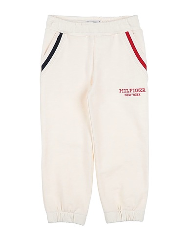 TOMMY HILFIGER Casual trouser Pastel yellow 100% Cotton