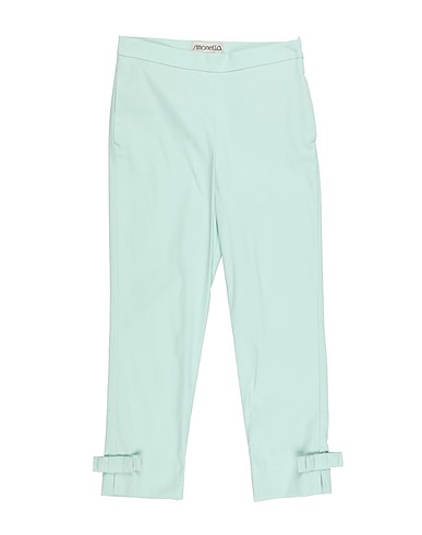 SIMONETTA Casual trouser Light green 97% Cotton, 3% Elastane
