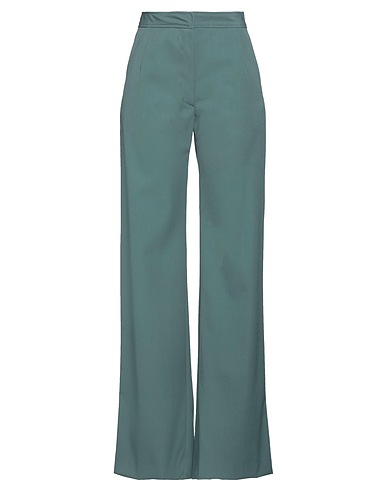 DRIES VAN NOTEN Casual trouser Sage green 55% Polyester, 45% Wool