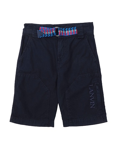 LANVIN Shorts & Bermuda Blu navy 100% Cotone