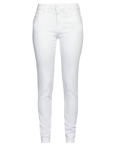 JACOB COHЁN Denim pants White 63% Lyocell, 30% Cotton, 5% Polyester, 2% Elastane