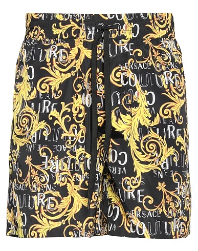 VERSACE JEANS COUTURE Shorts & Bermuda Black 100% Polyester