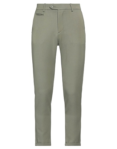 LES DEUX Casual trouser Military green 63% Recycled polyester, 32% Viscose, 5% Elastane