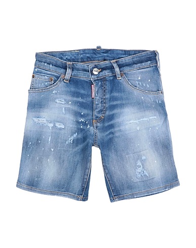 DSQUARED2 Shorts Blau 92% Baumwolle, 6% Elastomultiester, 2% Elastan