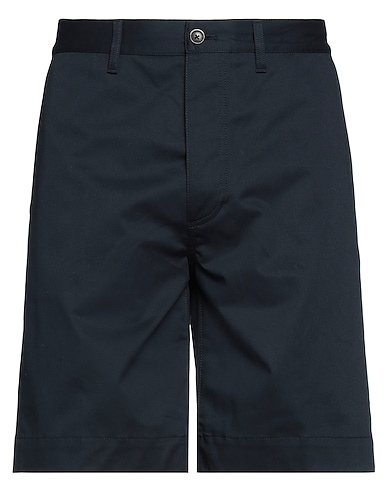 NINE IN THE MORNING Shorts & Bermuda Navy blue 98% Cotton, 2% Elastane