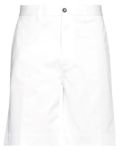 NINE IN THE MORNING Shorts & Bermuda BIANCO 98% Cotton, 2% Elastane