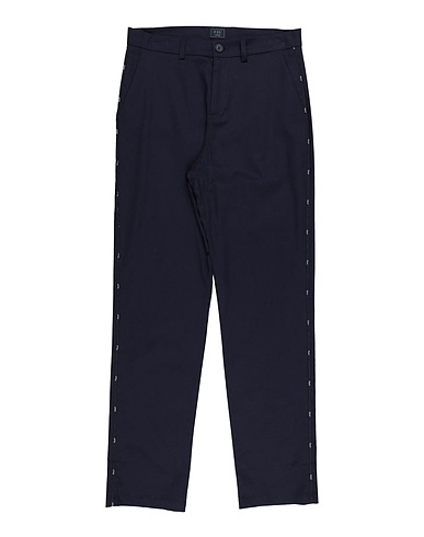 FAY Casual trouser Navy blue 97% Cotton, 3% Elastane