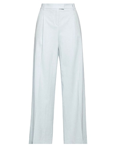 SEDUCTIVE Pantalone Celeste 68% Lino, 20% Poliestere, 8% Viscosa, 4% Elastan
