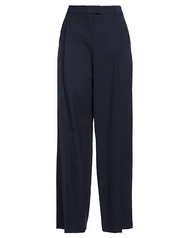 SEDUCTIVE Casual pants Midnight blue 68% Linen, 20% Polyester, 8% Viscose, 4% Elastane