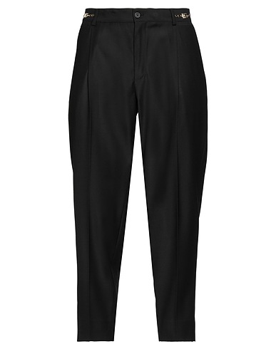 DOLCE&GABBANA Casual trouser Black 89% Wool, 9% Polyamide, 2% Elastane