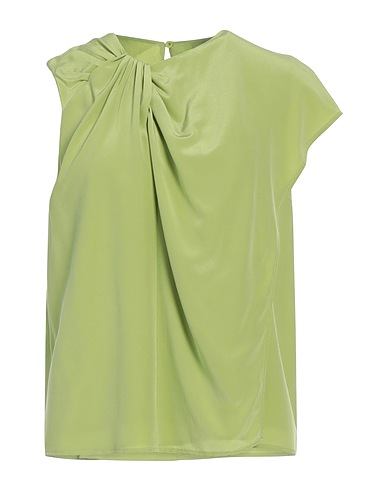 MAX MARA STUDIO Top Verde 100% Seda