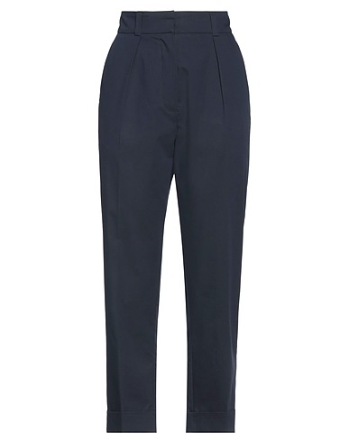 I HEART Casual trouser Navy blue 62% Cotton, 33% Polyester, 5% Elastane