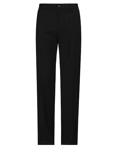 DOLCE&GABBANA Casual trouser Black 100% Virgin Wool