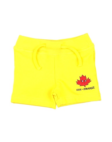 DSQUARED2 Shorts & Bermuda Yellow 100% Cotton