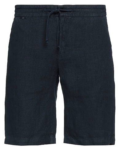 04651/A TRIP IN A BAG Shorts & Bermuda Midnight blue 100% Linen