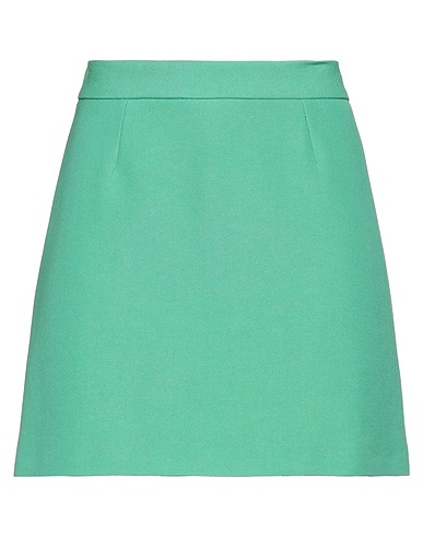 PAUL & JOE Mini skirt Green 56% Virgin Wool, 44% Cotton