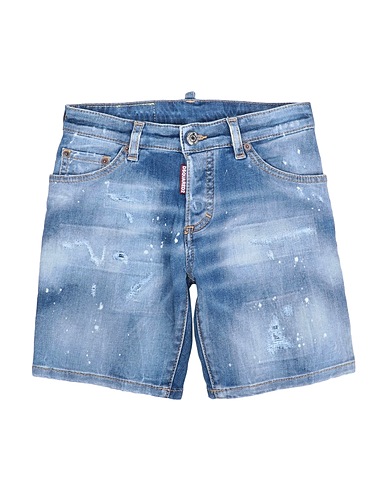 DSQUARED2 Denim shorts BLU 92% Cotton, 6% Elastomultiester, 2% Elastane