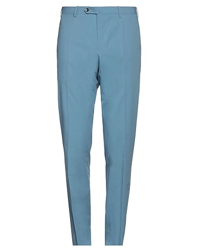 PT Torino Casual trouser Pastel blue 97% Cotton, 3% Elastane