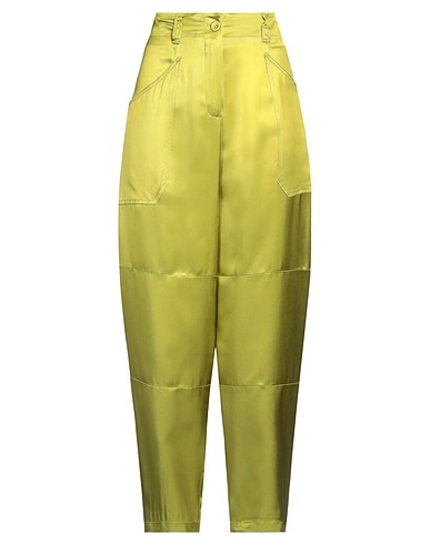 TRUE ROYAL Casual pants Lime green 100% Viscose