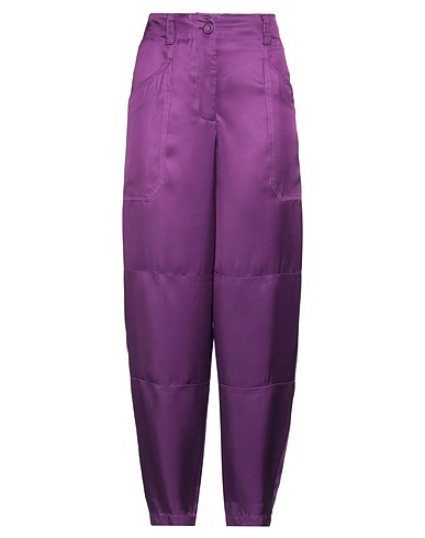 TRUE ROYAL Casual trouser Purple 100% Viscose