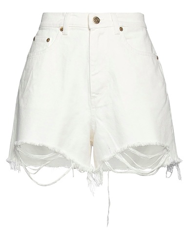 GOLDEN GOOSE Denim shorts Off white 100% Cotton
