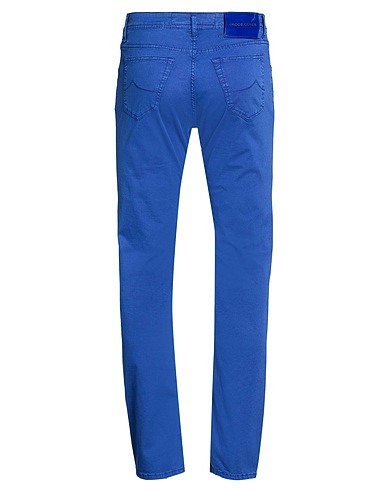 JACOB COHЁN Casual pants Blue 55% Cotton, 42% Lyocell, 3% Elastane, Polyester