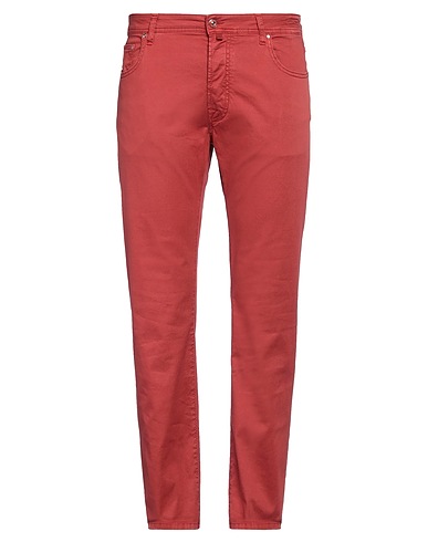 JACOB COHЁN Casual pants Rust 55% Cotton, 42% Lyocell, 3% Elastane, Polyester