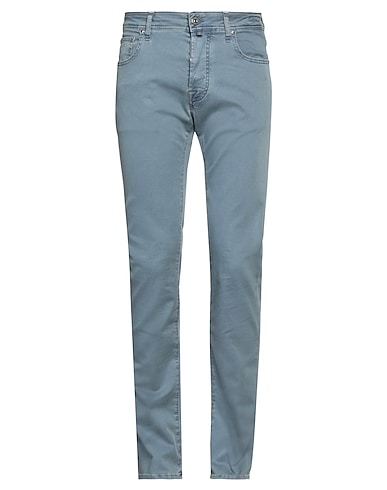 JACOB COHЁN Casual pants Slate blue 55% Cotton, 42% Lyocell, 3% Elastane, Polyester