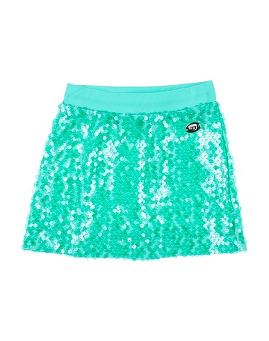 CHIARA FERRAGNI Skirt Green 93% Polyester, 7% Elastane