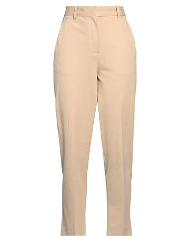 CIRCOLO 1901 Casual trouser Beige 97% Cotton, 3% Elastane