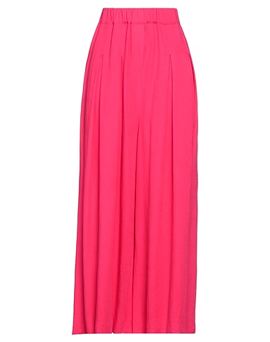 BENJAMIN BENMOYAL Casual pants Fuchsia 70% Viscose, 30% Linen, Cotton