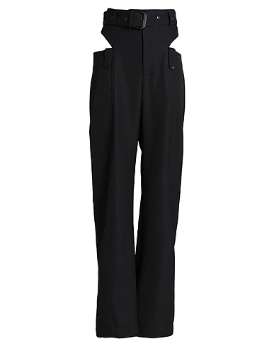 SSHEENA Pantalone Nero 100% Lana Vergine