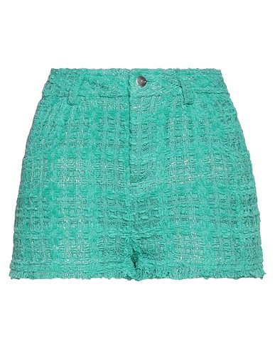 IRO Shorts & Bermuda Green 81% Cotton, 10% Viscose, 8% Bamboo, 1% Metallic fiber