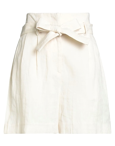 ELEVENTY Shorts & Bermuda Cream 100% Linen
