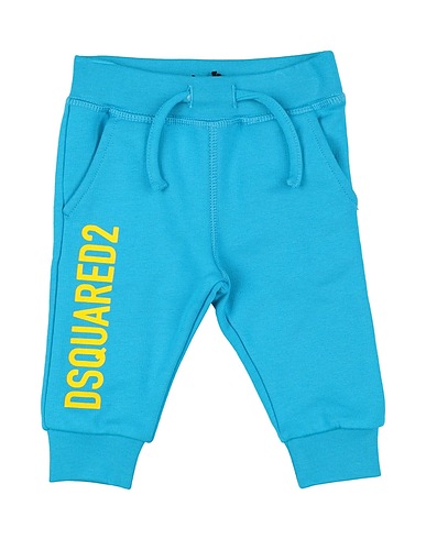 DSQUARED2 Casual pants Azure 100% Cotton, Elastane