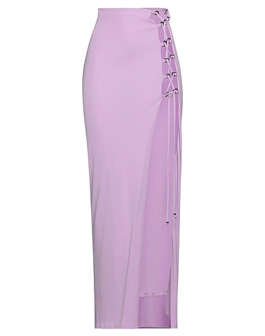 DUNDAS Long skirt Lilac 100% Viscose