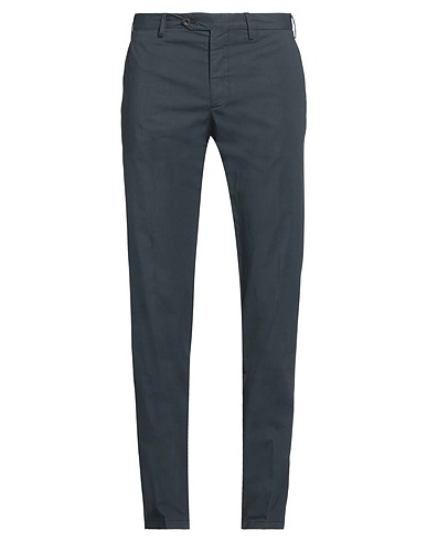 LARDINI Casual trouser Lead 98% Cotton, 2% Elastane