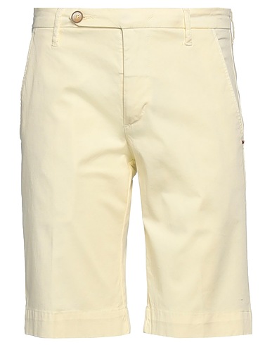 ENTRE AMIS Shorts & Bermuda Pastel yellow 98% Cotton, 2% Elastane