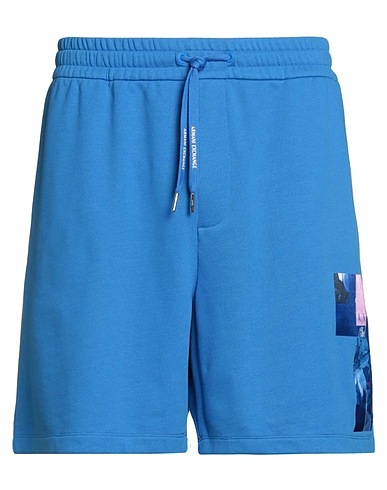 ARMANI EXCHANGE Shorts & Bermudas Azurblau 60% Baumwolle, 40% Polyester