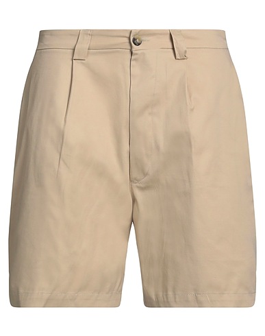 GAëLLE Paris Шорты и бермуды BEIGE 97% Хлопок, 3% Эластан