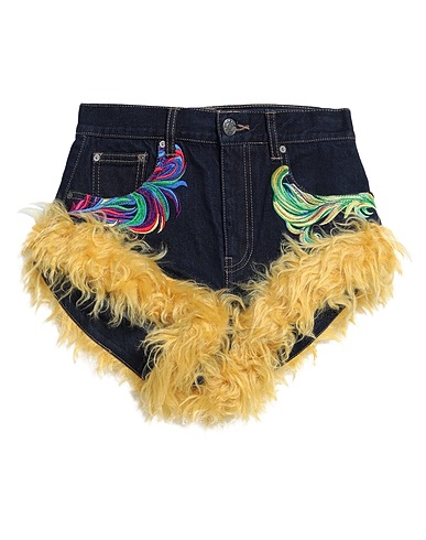 AREA Denim shorts Blue 100% Cotton