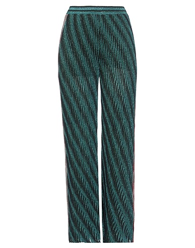 MISSONI Pantalón Azul turquesa 41% Viscosa, 28% Poliéster, 27% Algodón, 4% Poliamida